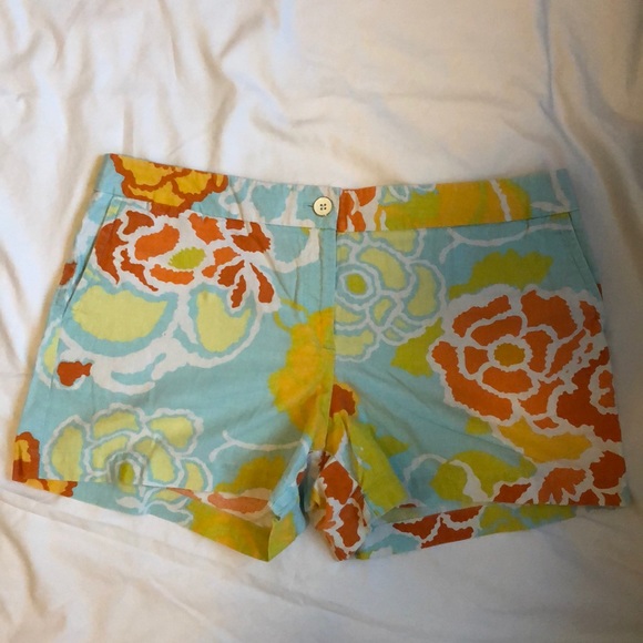LOFT Pants - Floral Anne Taylor Shorts